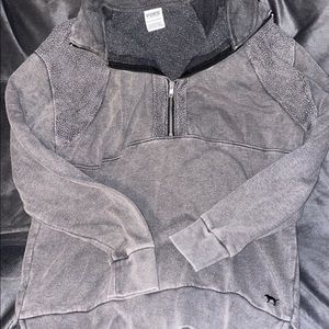 Gray Quarterzip